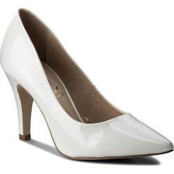 Półbuty CAPRICE - 9-22416-20 White Patent 123. Białe półbuty damskie lakierowane Caprice, z lakierowanej skóry, na obcasie. W wyprzedaży za 179,00 zł.