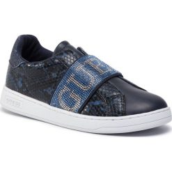 Sneakersy GUESS - Connur2 FL8CO2 FAP12 NAVY. Niebieskie półbuty damskie Guess, ze skóry ekologicznej. W wyprzedaży za 319,00 zł.