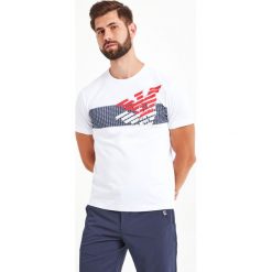 T-SHIRT EA7 EMPORIO ARMANI. T-shirty męskie EA7 Emporio Armani, xxl, bez wzorów, eleganckie, bez kołnierzyka. W wyprzedaży za 125,40 zł.