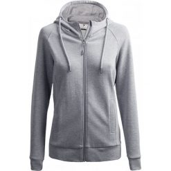 Bluza damska BLD601 - chłodny jasny szary melanż - Outhorn. Szare bluzy damskie Outhorn, bez wzorów, bez rękawów, bez kaptura. W wyprzedaży za 69,99 zł.