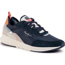 Sneakersy PEPE JEANS - N22 Summer PMS30624 Navy 595. Niebieskie sneakersy męskie Pepe Jeans, bez zapięcia. W wyprzedaży za 269,00 zł.