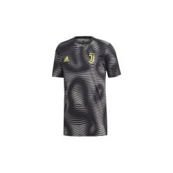 T-shirty z krótkim rękawem adidas Podstawowa koszulka przedmeczowa Juventus. Czarne koszulki męskie Adidas, s, bez wzorów, bez kołnierzyka, krótkie. Za 249,00 zł.
