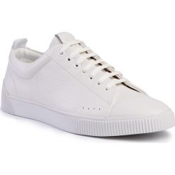 Sneakersy HUGO - Zero 50414642 10220030 01 White 100. Białe sneakersy męskie HUGO, na co dzień, bez wzorów, ze skóry ekologicznej, klasyczne, bez zapięcia. Za 649,00 zł.