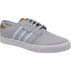 Adidas Seeley db3144 47 1/3 Szare. Szare buty sportowe męskie marki Adidas, ze skóry, bez zapięcia. W wyprzedaży za 249,99 zł.