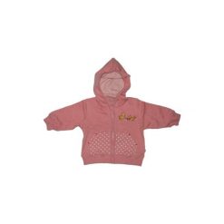 Ebi & Ebi Fairtrade Bluza z kapturem różowy. Różowe bluzy niemowlęce marki Ebi & Ebi, z bawełny, z kapturem. Za 129,00 zł.