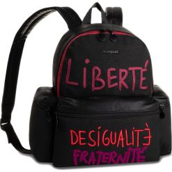 Plecak DESIGUAL - 19WAKP12 2000. Czarne plecaki damskie Desigual, bez wzorów, ze skóry ekologicznej, klasyczne. Za 349,00 zł.