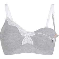 Biustonosz do karmienia piersią, bawełna organiczna bonprix jasnoszary melanż. Szare bielizna ciążowa bonprix, melanż, z bawełny. Za 44,99 zł.