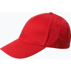 Tommy Hilfiger - Męska czapka z daszkiem, czerwony. Czerwone czapki męskie marki TOMMY HILFIGER, bez wzorów, z bawełny, klasyczne. Za 129,95 zł.