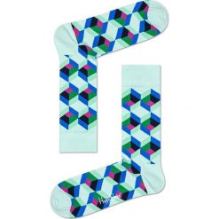 Happy Socks - Rajstopy/skarpetki OSQ01.7000.D. Zielone rajstopy damskie Happy Socks, bez wzorów. Za 39,90 zł.