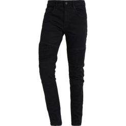 Spodnie męskie: Redefined Rebel STOCKHOLM BIKER Jeans Skinny Fit black
