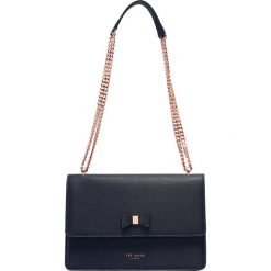 Ted Baker BOW DETAIL XBODY BAG Torebka dark blue. Niebieskie torebki klasyczne damskie Ted Baker, bez wzorów, bez dodatków. Za 719,00 zł.