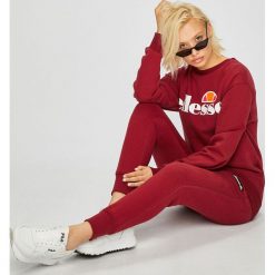 Ellesse - Bluza. Brązowe bluzy damskie z nadrukiem marki Ellesse, z bawełny, bez kaptura. Za 199,90 zł.
