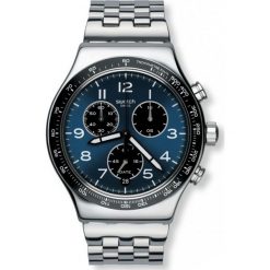 ZEGAREK SWATCH IRONY CHRONO. Szare zegarki męskie marki Swatch, metalowe. Za 685,00 zł.