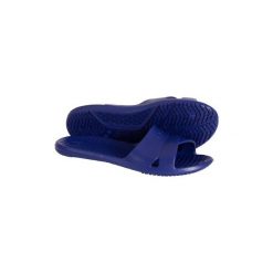 Klapki basenowe SLAP 100 BASIC damskie. Niebieskie klapki damskie NABAIJI, bez wzorów, bez obcasa. Za 19,99 zł.