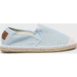 Cross Jeans - Espadryle. Niebieskie espadryle damskie Cross Jeans, bez wzorów, z jeansu, bez obcasa, na obcasie. W wyprzedaży za 59,90 zł.