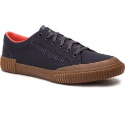 Tenisówki LE COQ SPORTIF - Dune Army 1910538 Ebony/Orange. Niebieskie półbuty męskie le coq sportif, bez wzorów, z gumy, bez zapięcia. W wyprzedaży za 259,00 zł.