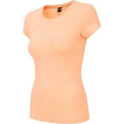 4F Koszulka Pomarańczowy. Pomarańczowe koszulki damskie 4f, l, z elastanu. Za 59,95 zł.