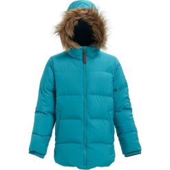 Kurtka puchowa "Ramblewild" w kolorze morskim. Niebieskie kurtki dziewczęce puchowe marki Burton Kids, z puchu. W wyprzedaży za 287,95 zł.