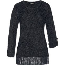 Swetry klasyczne damskie: Sweter bonprix czarny