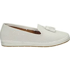 Mokasyny damskie: Mokasyny - 15981 WHITE