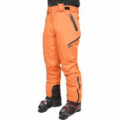 Trespass spodnie narciarskie męskie Kristoff Orange S. Pomarańczowe spodnie męskie Trespass, na zimę, s, bez wzorów, sportowe. W wyprzedaży za 679,00 zł.