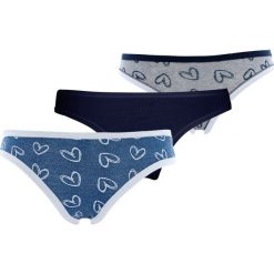 Trójpak bawełnianych brazylianów Lucia. Szare majtki damskie COTONELLA, bez wzorów, z bawełny. Za 36,99 zł.