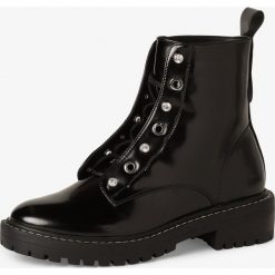 ONLY - Kozaki damskie – Onlbold, czarny. Czarne kozaki damskie ONLY, bez obcasa, bez zapięcia. Za 269,95 zł.