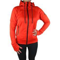 Adidas Climaheat FZ Hoody A99548. Czerwone bluzy damskie Adidas, s, bez wzorów, z elastanu, bez rękawów, bez kaptura. W wyprzedaży za 199,99 zł.