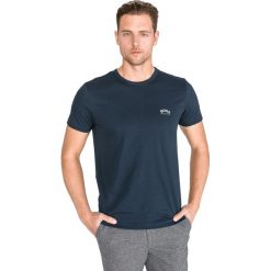 BOSS Koszulka Niebieski. Niebieskie podkoszulki męskie Boss, m, z nadrukiem, z bawełny, z krótkim rękawem. Za 223,95 zł.