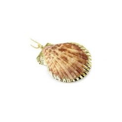 Colare Muszla Naturalna Duża Złoto. Różowe naszyjniki damskie Brazi druse jewelry, srebrne. Za 110,00 zł.