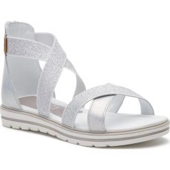 Sandały LASOCKI YOUNG - CI12-2961-20 Grey/Silver. Szare sandały dziewczęce Lasocki Young, ze skóry, bez zapięcia. Za 99,99 zł.