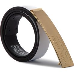 Pasek Damski CALVIN KLEIN - 2.5 Cm Plaque Belt K60K605159 107. Białe paski damskie Calvin Klein, w paski, ze skóry. W wyprzedaży za 219,00 zł.