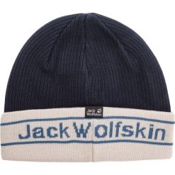 Czapka JACK WOLFSKIN - Pride Knit Cap 1907261 Night Blue. Niebieskie czapki męskie Jack Wolfskin, bez wzorów, z materiału. Za 85,99 zł.