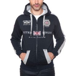 Geographical Norway bluza męska Gastaldo L ciemnoniebieski. Niebieskie bluzy męskie Geographical Norway, m, bez wzorów, bez kołnierzyka, bez rękawów, bez kaptura. Za 169,00 zł.