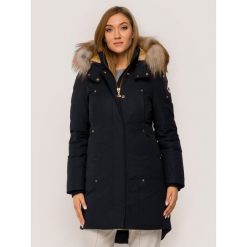 Parka Moose Knuckles M39LP203GH. Niebieskie kurtki damskie Moose Knuckles, m, bez wzorów, bez kaptura. W wyprzedaży za 2619,00 zł.