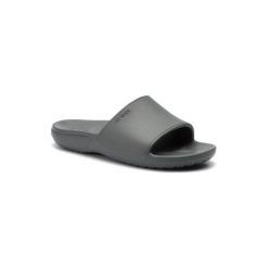 CROCS 205732-0DA. Szare klapki damskie Crocs, bez wzorów, z tworzywa sztucznego, bez obcasa. Za 89,99 zł.