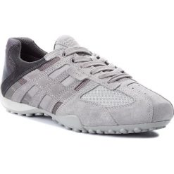 Sneakersy GEOX - U Snake E U8207E 02214 C1415 Lt Grey/Stone. Szare sneakersy męskie marki Geox, bez zapięcia. W wyprzedaży za 239,00 zł.