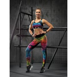 Stanik sportowy MANDALA. Topy damskie FJ!, s, bez wzorów, z elastanu, do biegania. Za 139,00 zł.