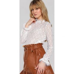 Biała Bluzka Reiss. Białe bluzki damskie Renee, s, z koronki, glamour. Za 89,99 zł.