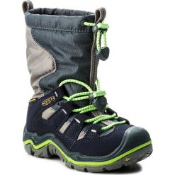 Buty zimowe chłopięce: Śniegowce KEEN – Winterport II Wp 1015254 Midnight Navy/Jasmine Green