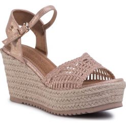 Espadryle REFRESH - 69680 Nude. Brązowe espadryle damskie Refresh, bez wzorów, z tworzywa sztucznego, bez obcasa, na obcasie. Za 189,00 zł.