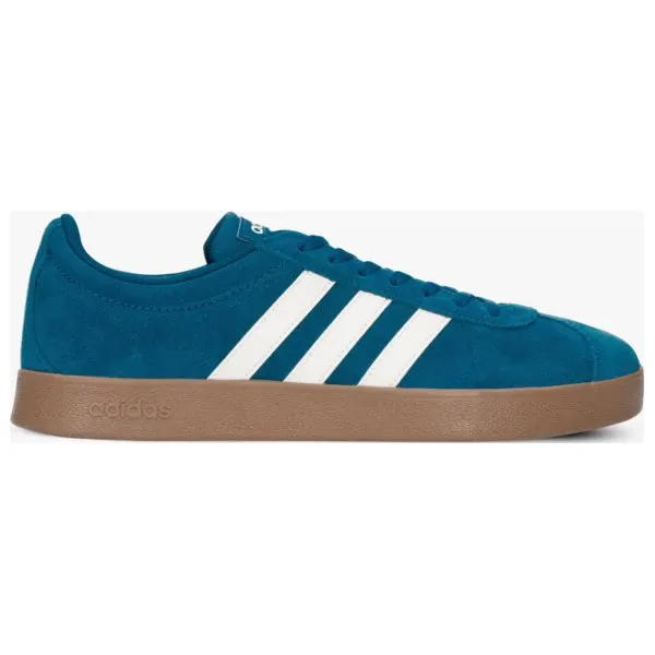 Adidas Vl Court 2.0 buty męskie, niebieski, rozmiar 44. Niebieskie buty sportowe męskie Adidas, ze skóry, bez zapięcia. W wyprzedaży za 152,99 zł.