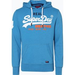 Superdry - Męska bluza nierozpinana, niebieski. Niebieskie bluzy męskie Superdry, m, bez wzorów, klasyczne, bez kołnierzyka, bez rękawów, bez kaptura. Za 349,95 zł.