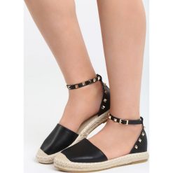 Espadryle damskie: Czarne Espadryle Precedence
