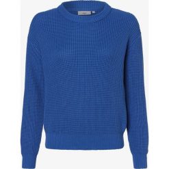 Minimum - Sweter damski – Mikala, niebieski. Niebieskie swetry damskie Minimum, m, bez wzorów, prążkowane, klasyczne, bez rękawów, bez kaptura. Za 269,95 zł.