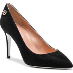 Szpilki POLLINI - SA10038C17TA0000 Nero. Czarne półbuty damskie marki Pollini, z aplikacjami, ze skóry, eleganckie, bez obcasa, na obcasie, bez zapięcia. Za 1099,00 zł.