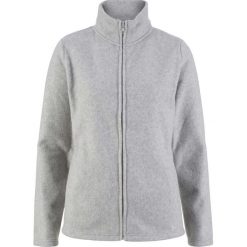 Bluza rozpinana z polaru z wpuszczanymi kieszeniami bonprix jasnoszary melanż. Szare bluzy sportowe damskie bonprix, melanż, z polaru. Za 54,99 zł.