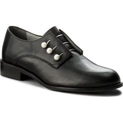 Oxfordy EVA MINGE - Ana 2E 17SF1372277EF 101. Czarne jazzówki damskie marki Eva Minge, ze skóry, na obcasie. W wyprzedaży za 239,00 zł.
