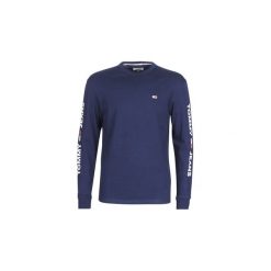 T-shirty z długim rękawem Tommy Jeans TJM ESSENTIAL LS LOGO TEE. Niebieskie t-shirty męskie marki Tommy Jeans, xs, bez wzorów, z jeansu, bez kołnierzyka, długie. Za 219,00 zł.
