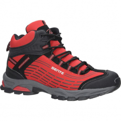 Czerwone buty trekkingowe sznurowane softshell Casu A1527-4. Czerwone buty trekkingowe męskie marki Casu, z softshellu, na sznurówki. Za 99,99 zł.